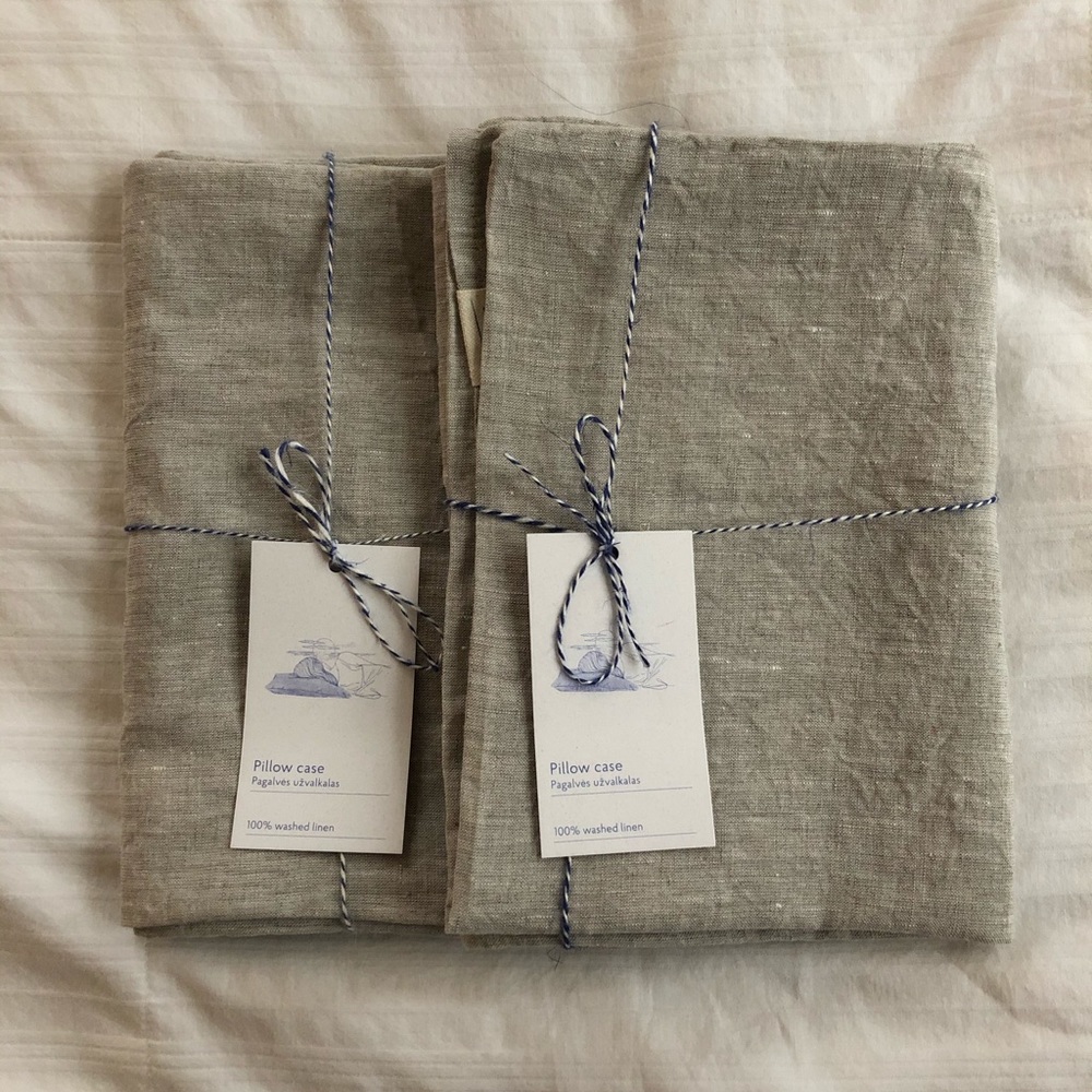 Linen Tales Pillow Case Set - Melange